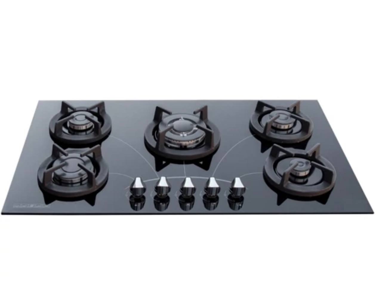 4 گاز رومیزی توکار شیشه ای - Image 1